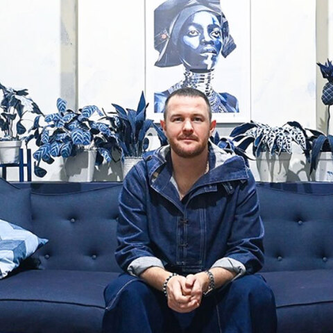 Ίαν Μπέρι: Τέχνη σε Denim