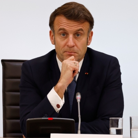 O πρόεδρος της Γαλλίας Εμανουέλ Μακρόν 