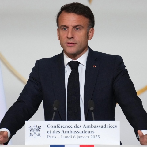 Ο πρόεδρος της Γαλλίας, Εμανουέλ Μακρόν 