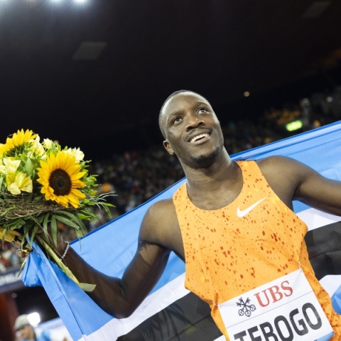 Ο χρυσός Ολυμπιονίκης Λετσίλε Τεμπόγκο