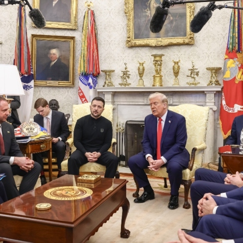 Ζελένσκι και Τραμπ στον Λευκό Οίκο