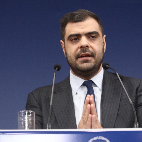 Ο κυβερνητικός εκπρόσωπος, Παύλος Μαρινάκης