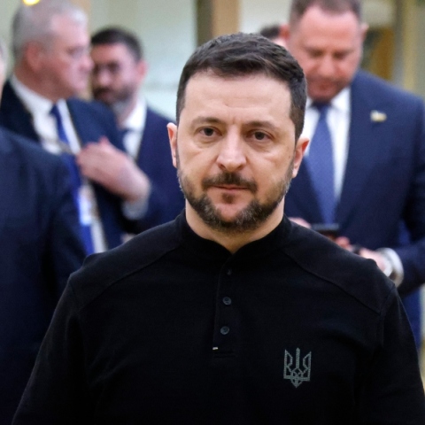 Ο Ουκρανός πρόεδρος Βολοντίμιρ Ζελένσκι 