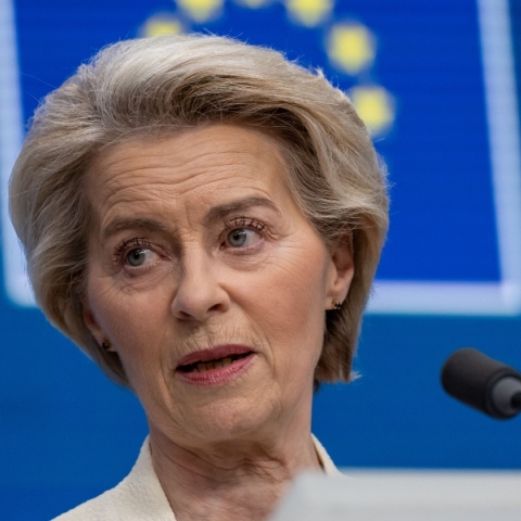 Η πρόεδρος της Ευρωπαϊκής Επιτροπής, Ούρσουλα φον ντερ Λάιεν