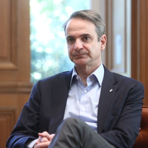 Ο Πρωθυπουργός Κυριάκος Μητσοτάκης 