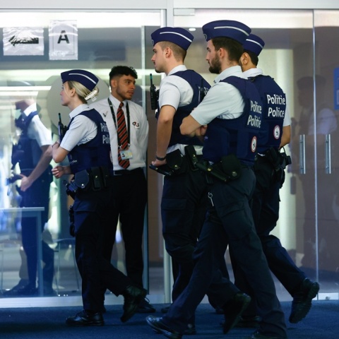 Αστυνομικοί στις Βρυξέλλες