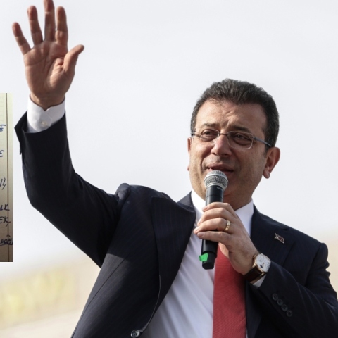 Χειρόγραφο σημείωμα Ιμάμογλου από τη φυλακή – Η ελπίδα μας είναι μεγάλη, το κουράγιο μας ατελείωτο