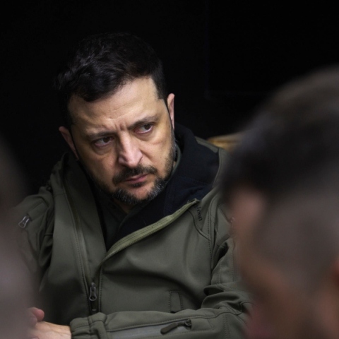 Ο Ουκρανός πρόεδρος Βολοντίμιρ Ζελένσκι 