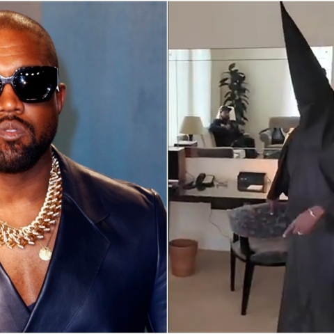 Επανεμφάνιση Κάνιε Γουέστ με στολή Κου Κλουξ Κλαν: Δεν ήθελα να κάνω παιδιά με την Κιμ