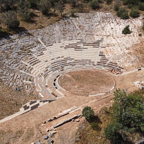 αρχαιο θεατρο Λευκαδας