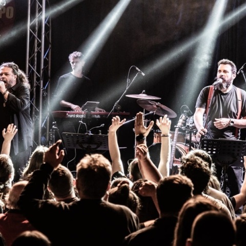 Ο Δημήτης Μητσοτάκης και ο Σπύρος Γραμμένος στο Κύτταρο