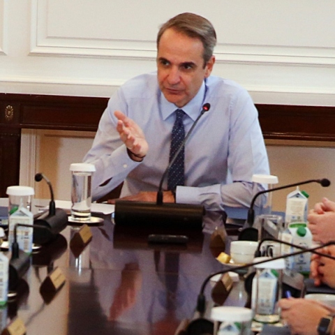 Ο Κυριάκος Μητσοτάκης 