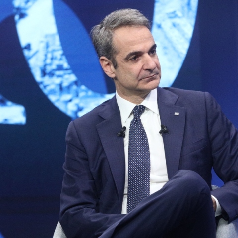 Ο Πρωθυπουργός Κυριάκος Μητσοτάκης στο Οικονομικού Φόρουμ των Δελφών 