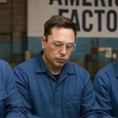 Τραμπ, Μασκ και Βανς σε εργοστασιο