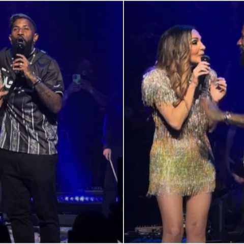 Ολυμπιακός: Ο Ροντινέι τραγούδησε μαζί με τη Βανδή την «Πανσέληνο»