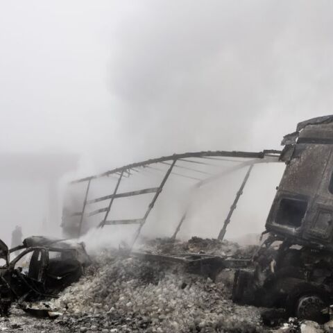 Σοκαριστικές φωτογραφίες από το τροχαίο στην Εγνατία Οδό - Πώς έγινε η τραγωδία