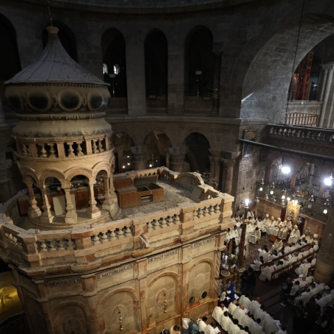 Ο ιερός Ναός της Αναστάσεως στα Ιεροσόλυμα