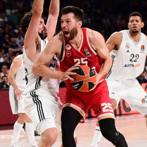 EUROLEAGUE 2024-2025 / PLAYOFFS / GAME-4 / ΡΕΑΛ ΜΑΔΡΙΤΗΣ - ΟΣΦΠ (KLODIAN LATO / EUROKINISSI