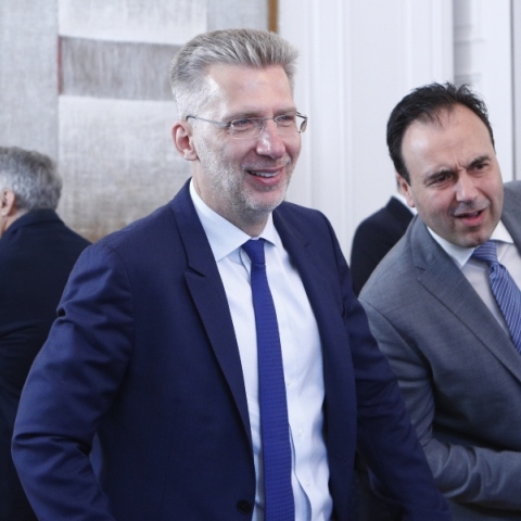 Ο Υπουργός Επικρατείας Άκης Σκέρτσος 