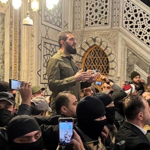 Ο προσωρινός ηγέτης της Συρίας, Άχμαντ αλ-Σαράα