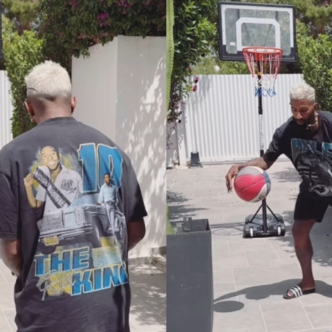 «Help me file» – Απίθανο βίντεο του Ροντινέι που ζητάει μπασκετικά tips από τον Βεζένκοφ 