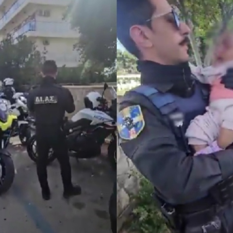 «Κέντρο, από τα ρούχα φαίνεται κοριτσάκι» - Το βίντεο της ΕΛ.ΑΣ μετά τον εντοπισμό του βρέφους στον Άλιμο 