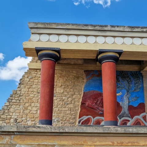 Εκκενώθηκε το Μινωικό Ανάκτορο της Κνωσού λόγω θυελλωδών ανέμων