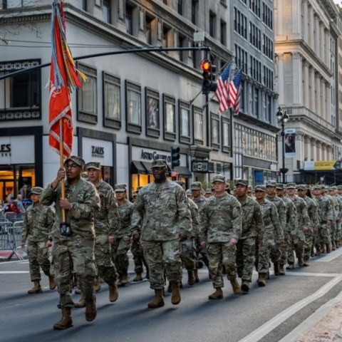 σταρτιωτες, παρελαση