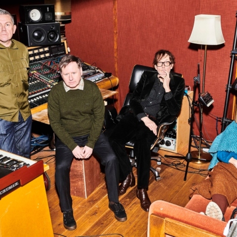 Το συγκρότημα Pulp στο στουντιο