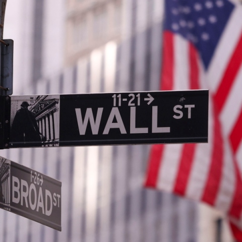 Wall Street, αμερικανικη σημαια