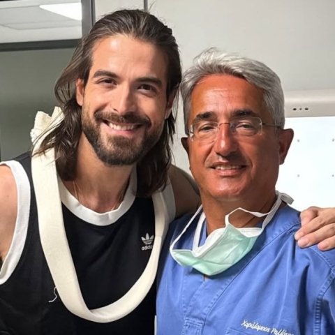 Ο Άρης Μουγκοπέτρος ευχαριστεί τους γιατρούς για τη βοήθειά τους