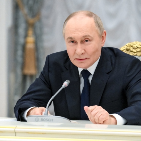 Ο πρόεδρος της Ρωσίας, Βλαντιμίρ Πούτιν