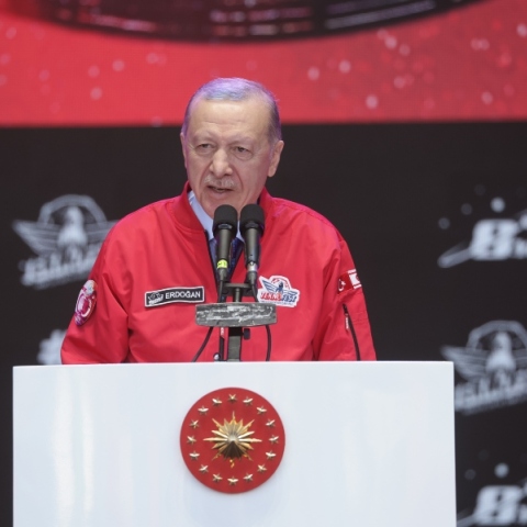 Ο Τούρκος πρόεδρος Ρετζέπ Ταγίπ Ερντογάν 