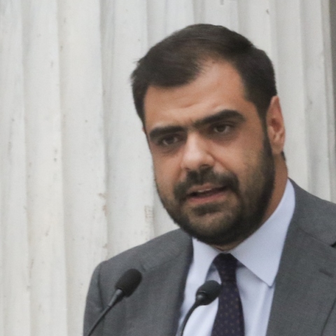 Ο κυβερνητικός εκπρόσωπος, Παύλος Μαρινάκης