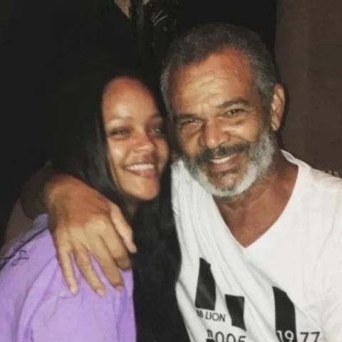 Η Ριάνα με τον πατέρα της, Ρόναλντ Φέντι