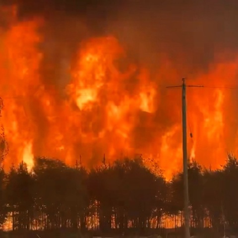  Πυκνά σύννεφα καπνού που προέρχεται από σφοδρές και πρώιμες πυρκαγιές στον Καναδά περνούν επάνω από την βορειοδυτική Ευρώπη από τα τέλη του Μαΐου