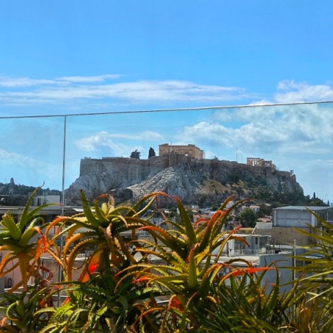 Καιρός, ακροπολη, ουρανος, λουλουδια