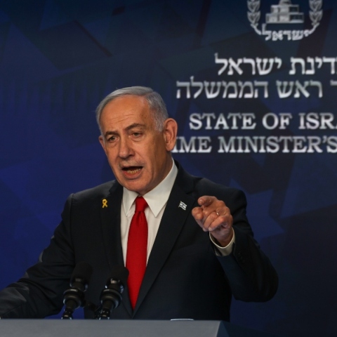 Ο Ισραηλινός πρωθυπουργός Μπενιαμίν Νετανιάχου 