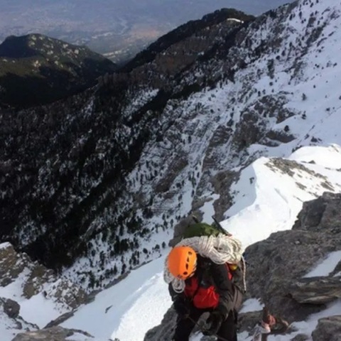 Όλυμπος, βουνα, ορειβατης, χιονια