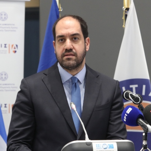 Ο υπουργός Κλιματικής Κρίσης και Πολιτικής Προστασίας, Γιάννης Κεφαλογιάννης