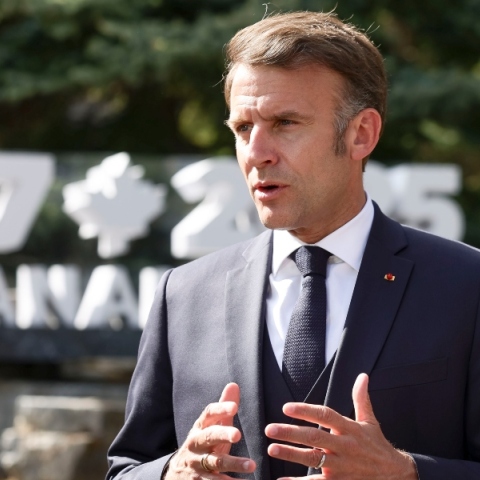 Ο Γάλλος πρόεδρος, Εμανουέλ Μακρόν