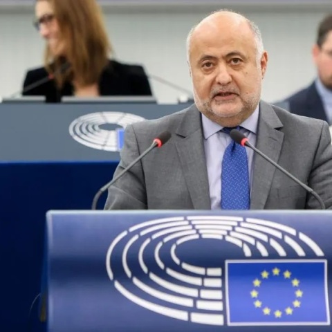 O ευρωβουλευτής και εκπρόσωπος τύπου της ευρωομάδας της Νέας Δημοκρατίας, Δημήτρης Τσιόδρας 