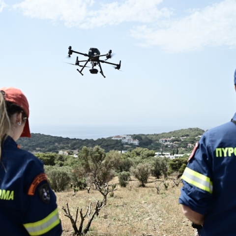 Δήμος Αθηναίων, πυροσβετσες, drone