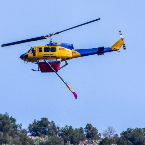 Φωτιά, ελικοπτερο