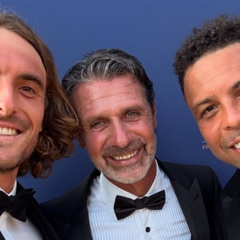 O Τσιτσιπάς συναντήθηκε με τον Ρονάλντο