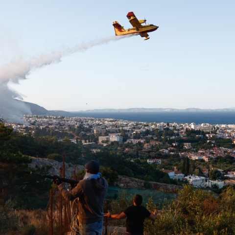 Φωτιά στη Χίο