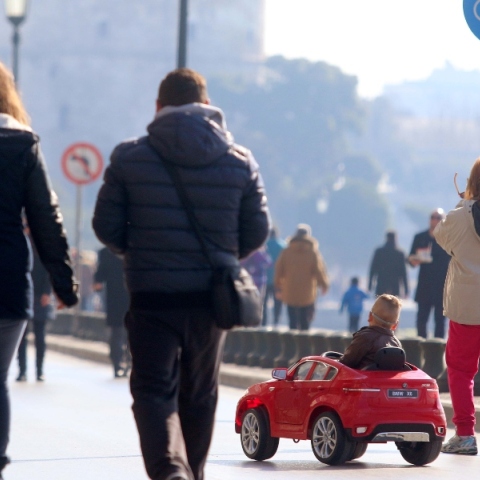 Θεσσαλονίκη, Λεωφόρος Νίκης, πεζοι