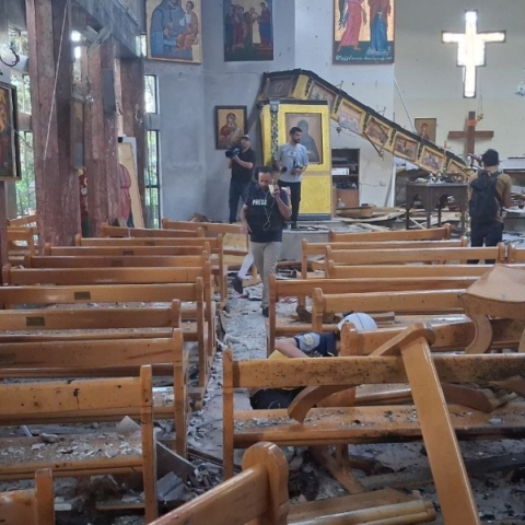 Συρία, κατεστραμμενη εκκλησια