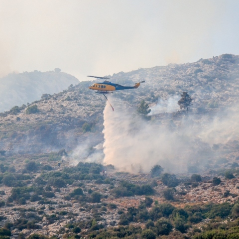 πυρκαγιά, ελικοπτερο πυροσβεστικης