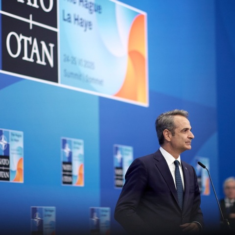 Συνάντηση Μητσοτάκη-Ερντογάν στο περιθώριο της Συνόδου του ΝΑΤΟ - Η χώρα μας δεν ετεροπροσδιορίζεται